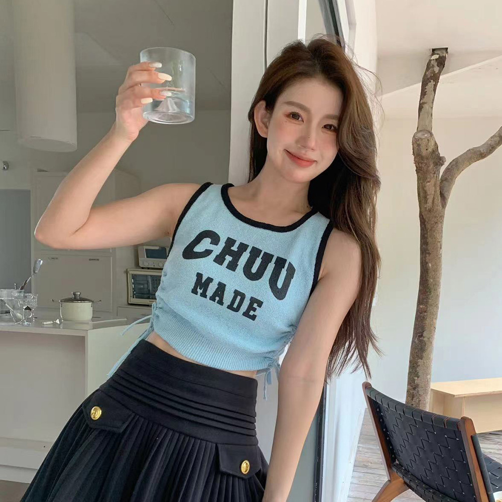 Spicy Girl Jazz Dance Top - K-Pop Performance Outfit, Women's Niche Camisole for Music Festivals and Dance Wear