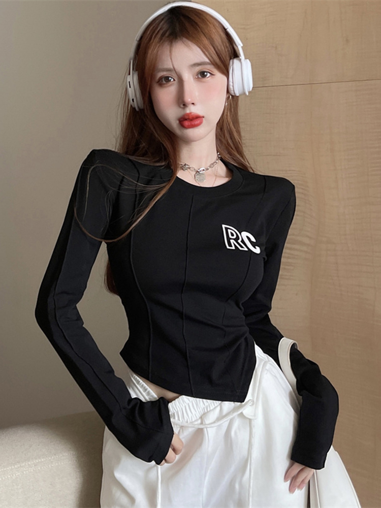Stylish American Jazz Dance Top for Women - Unique Base Layer for Autumn & Winter, K-Pop Inspired Music Festival Outfit Stylish American Jazz Dance Top for Women - Unique Base Layer for Autumn & Winter, K-Pop Inspired Music Festival Outfit