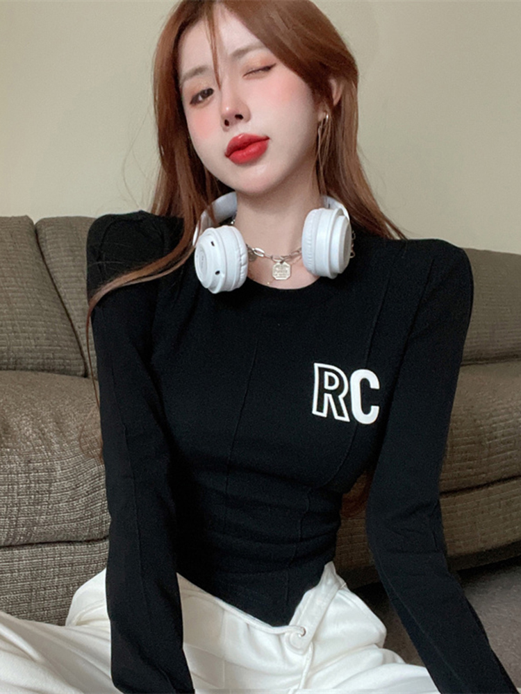 Stylish American Jazz Dance Top for Women - Unique Base Layer for Autumn & Winter, K-Pop Inspired Music Festival Outfit Stylish American Jazz Dance Top for Women - Unique Base Layer for Autumn & Winter, K-Pop Inspired Music Festival Outfit