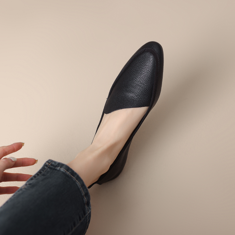 Stylish Diagonal Opening Chunky Heel Grandma Shoes for Women - Soft-Soled Loafers, Trendy Comfort Footwear Stylish Diagonal Opening Chunky Heel Grandma Shoes for Women - Soft-Soled Loafers, Trendy Comfort Footwear