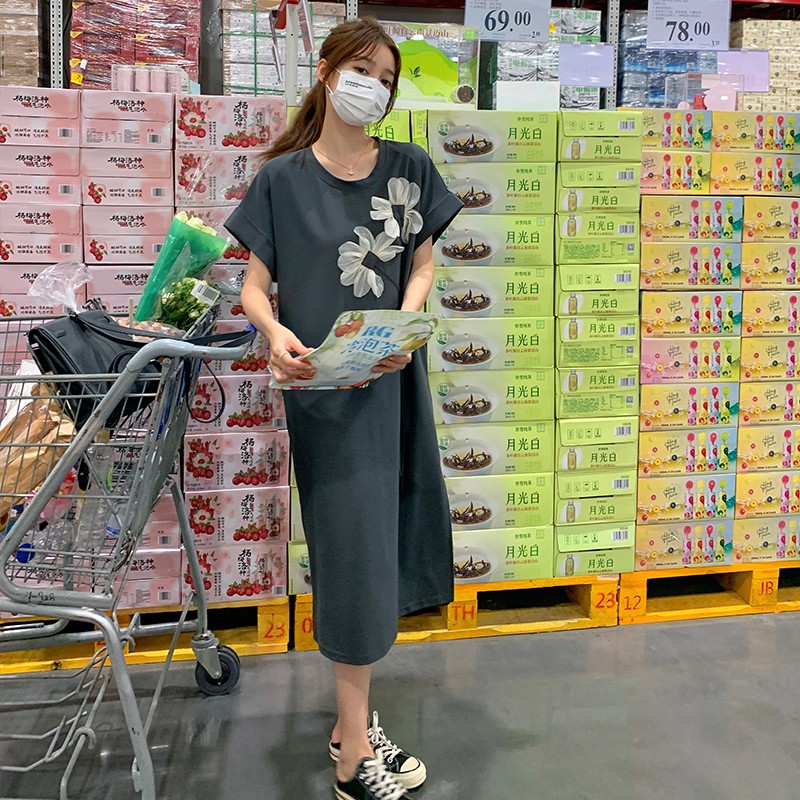 Summer 2025 Casual Loose T-Shirt Dress for Women - Unique Straight Long Style, Age-Reducing, Beautiful, Stunning Look Summer 2025 Casual Loose T-Shirt Dress for Women - Unique Straight Long Style, Age-Reducing, Beautiful, Stunning Look