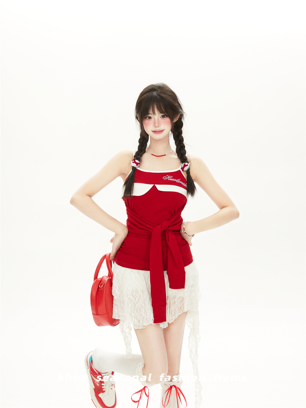 Summer 2025 Women's Slim-Fit Camisole - Sexy High Street Design, Trendy Tank Top for Effortless Style