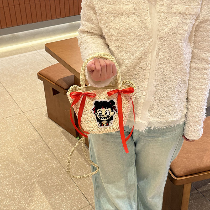 Summer Beach Vacation Woven Bag for Women, Versatile Cute Crossbody Bucket Bag, Straw Style, Perfect for Y2K and Boho Looks Summer Beach Vacation Woven Bag for Women, Versatile Cute Crossbody Bucket Bag, Straw Style, Perfect for Y2K and Boho Looks