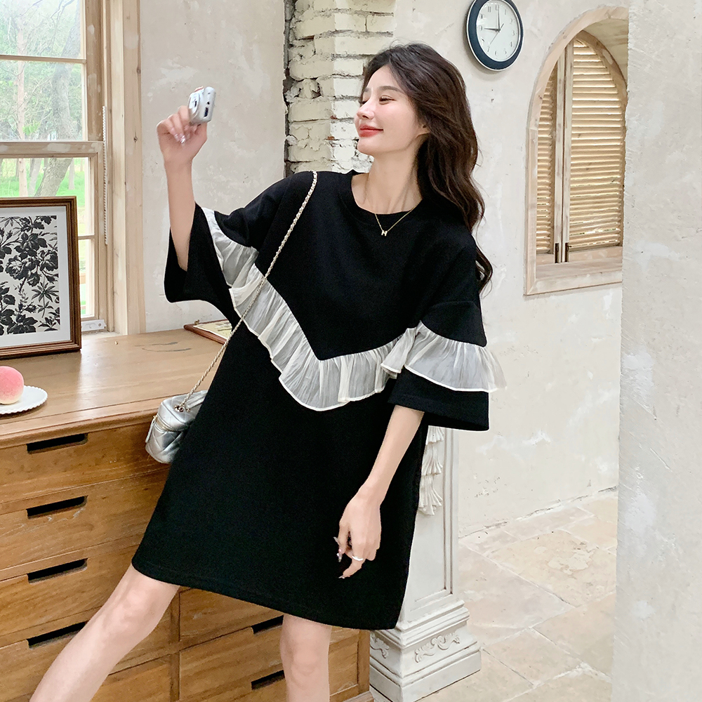 Summer Casual Loose Fit T-Shirt Dress for Women, Relaxed Style, Flattering Design, Unique and Beautiful for Effortless Chic