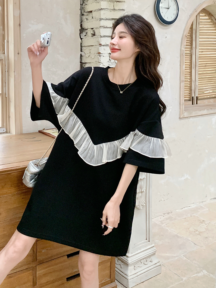 Summer Casual Loose Fit T-Shirt Dress for Women, Relaxed Style, Flattering Design, Unique and Beautiful for Effortless Chic