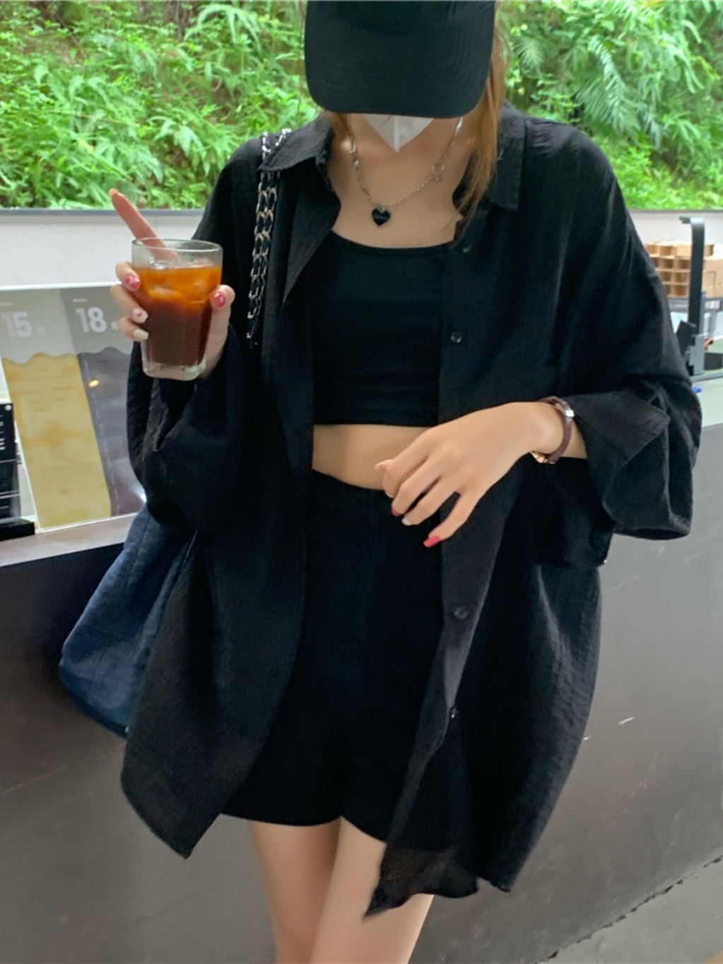 Summer Long Sleeve Jazz Hip-Hop Shirt for Women, Hong Kong Style Dance Jacket, Trendy Streetwear Top Summer Long Sleeve Jazz Hip-Hop Shirt for Women, Hong Kong Style Dance Jacket, Trendy Streetwear Top