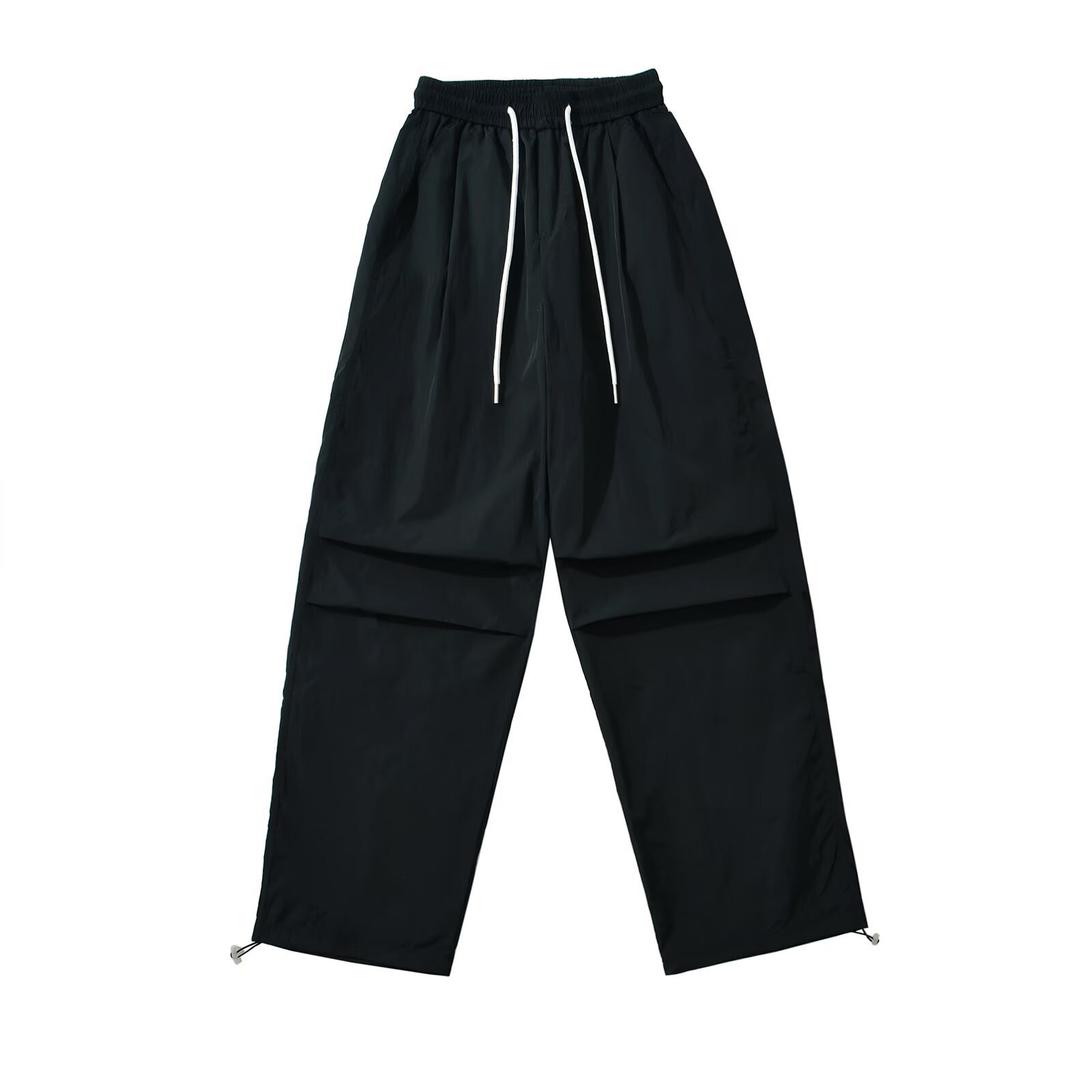 Summer Multi-Color Pleated Dance Cover-Up with Drawstring Cuffed Casual Long Pants - Y2K High Street Hot Girl Style Summer Multi-Color Pleated Dance Cover-Up with Drawstring Cuffed Casual Long Pants - Y2K High Street Hot Girl Style