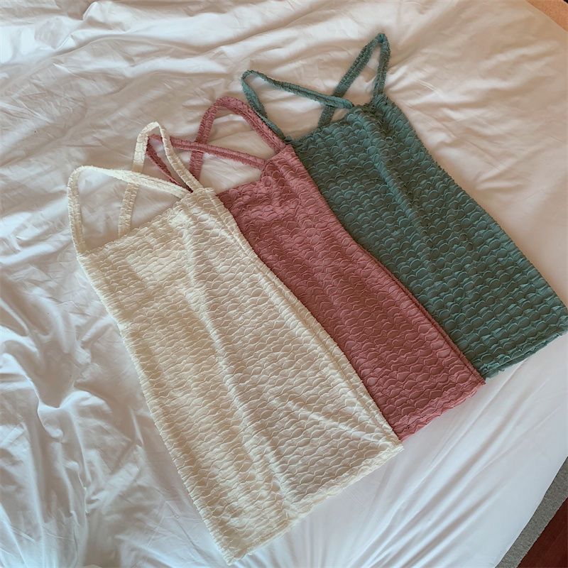 Summer Pink Bodycon Mini Dress - Sexy Waist-Cinching Spaghetti Strap Style with Chest-Revealing Design for Women Summer Pink Bodycon Mini Dress - Sexy Waist-Cinching Spaghetti Strap Style with Chest-Revealing Design for Women