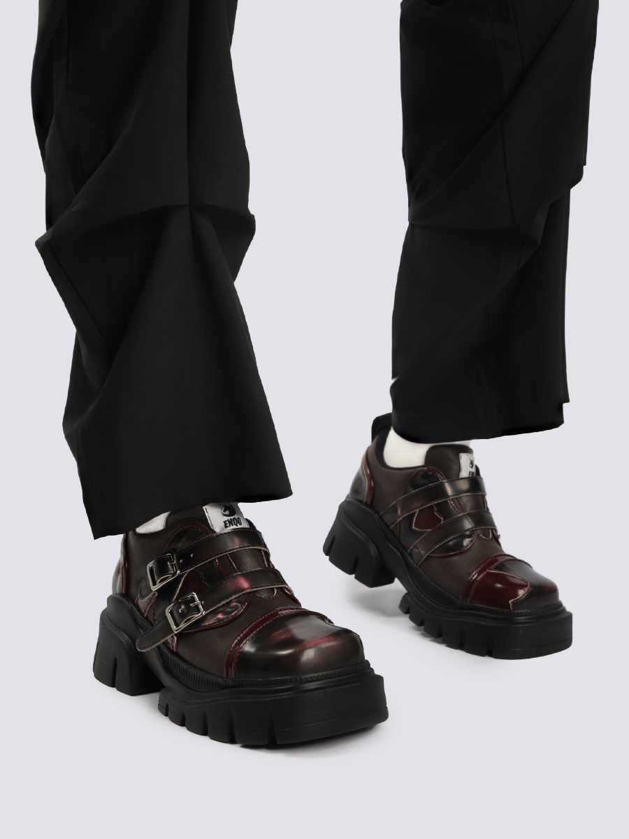 Summer Punk Style Women's One-Strap Height-Increasing Thick-Soled Shoes - Versatile Design for Y2K and 90s Fashion