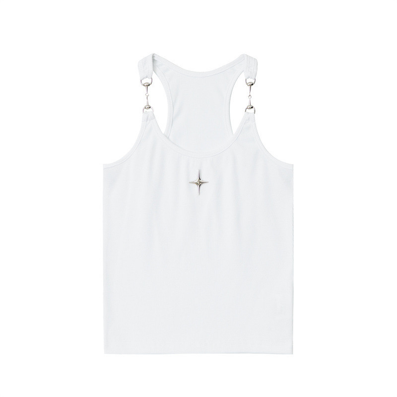 Summer Sleeveless Jazz Dance Vest for Women - Trendy Layering Top for Hot Girl Style