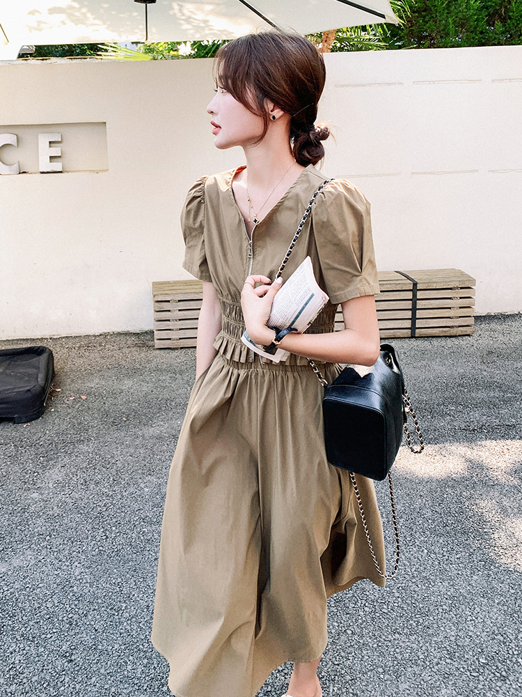 Summer Women's Two-Piece Outfit Set, Waist-Cinching Long Dress, Chic 2025 Style, Age-Reducing High-End Look Summer Women's Two-Piece Outfit Set, Waist-Cinching Long Dress, Chic 2025 Style, Age-Reducing High-End Look