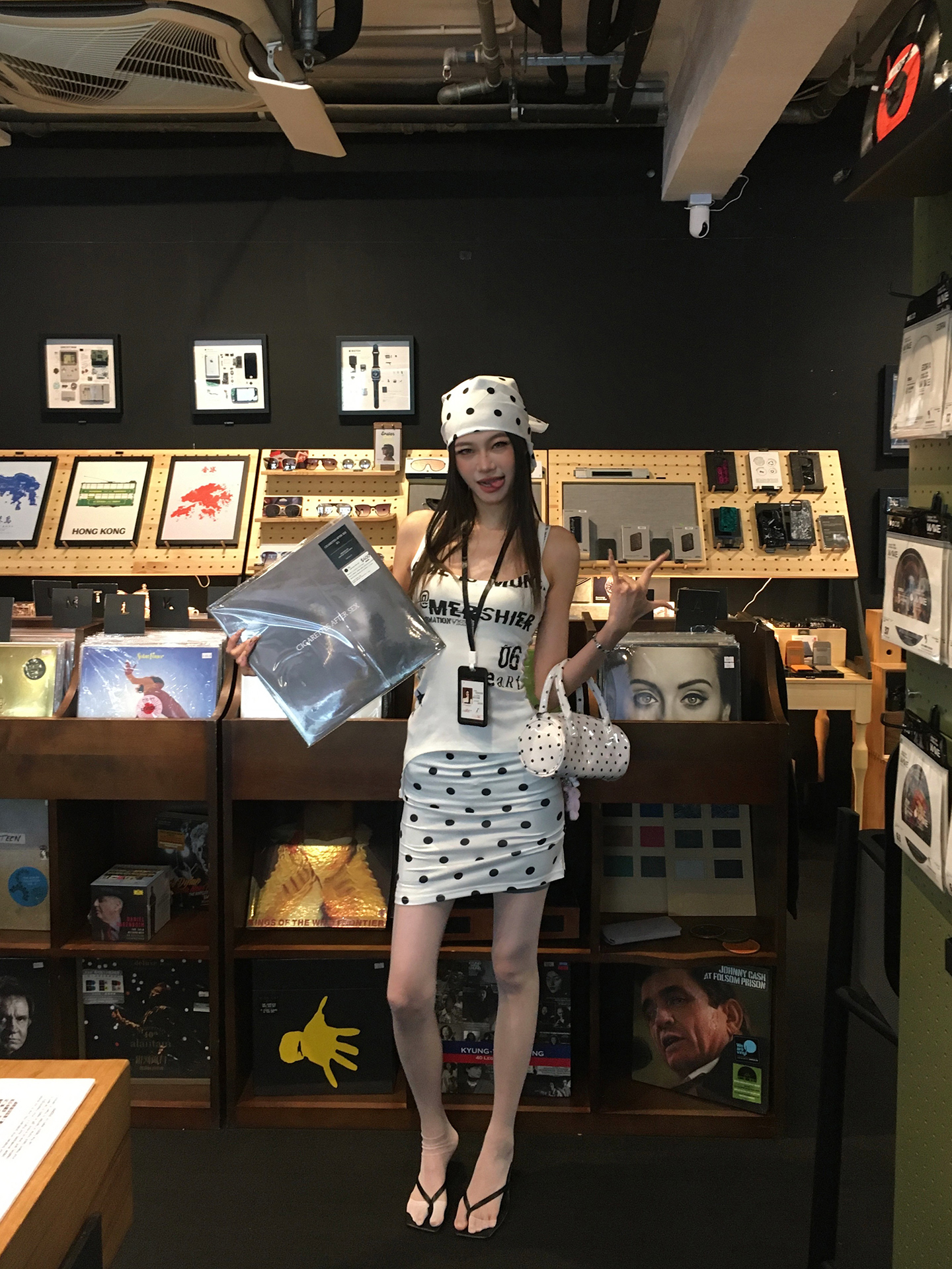 Sweet Off-Shoulder Sleeveless Two-Way Slim Fit Polka Dot Print Scarf Top for Hot Girls - Trendy Y2K Style Sweet Off-Shoulder Sleeveless Two-Way Slim Fit Polka Dot Print Scarf Top for Hot Girls - Trendy Y2K Style