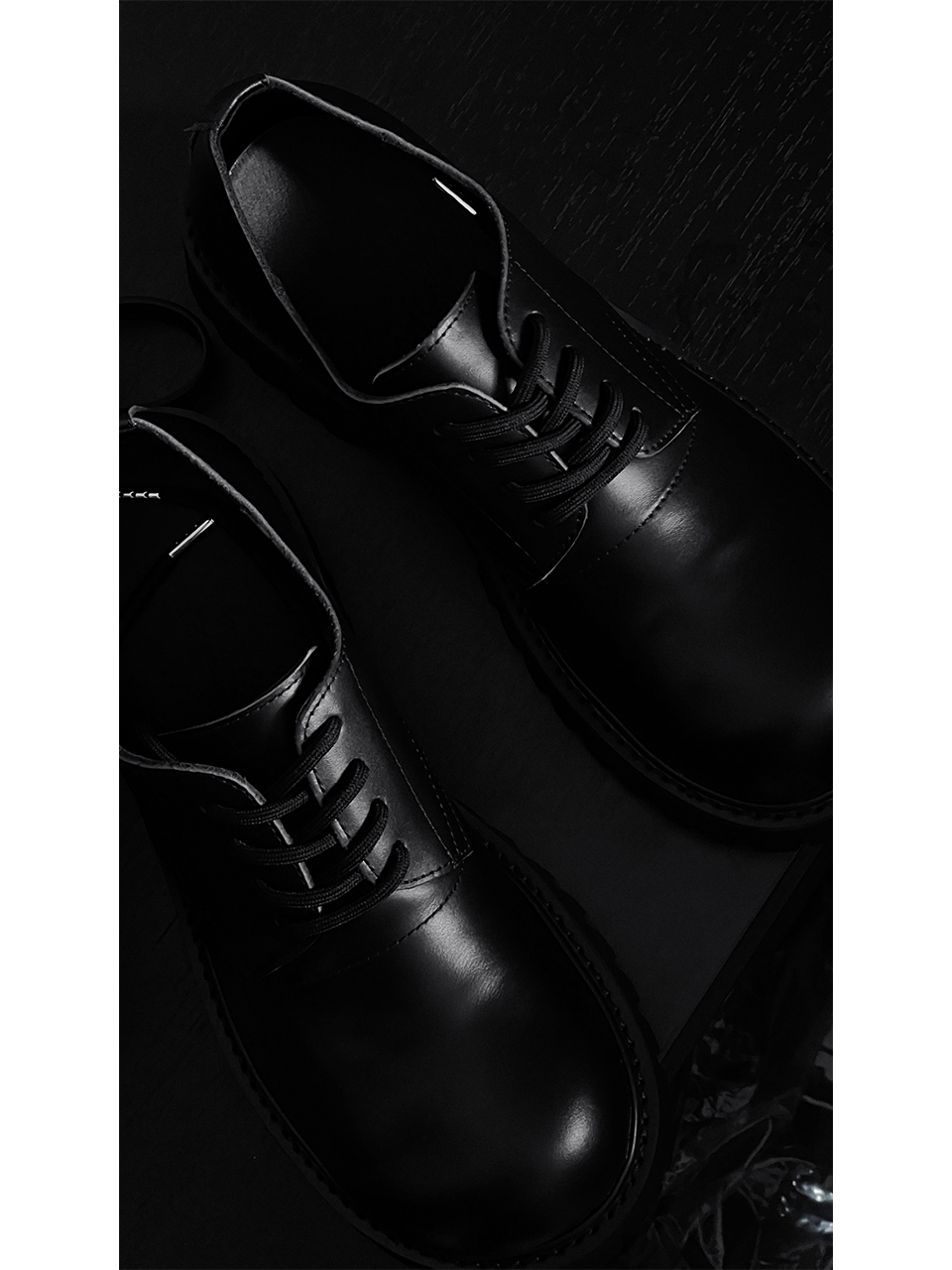 Thick-Soled Men's Leather Derby Shoes - British Style Business Casual Footwear for High-End Suits