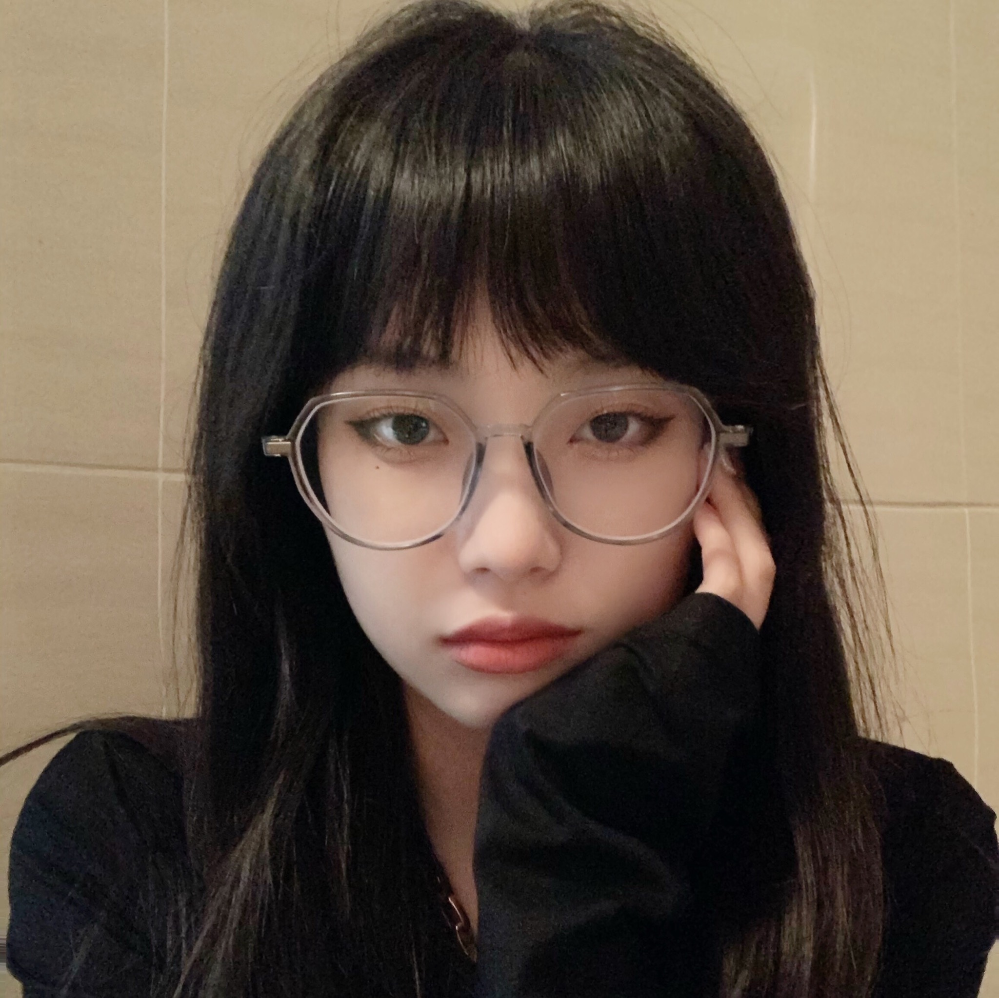 Transparent Oversized Glasses for Women - Ultra-Lightweight Korean Style, Trendy Design, Prescription Ready, Flattering for Round Faces