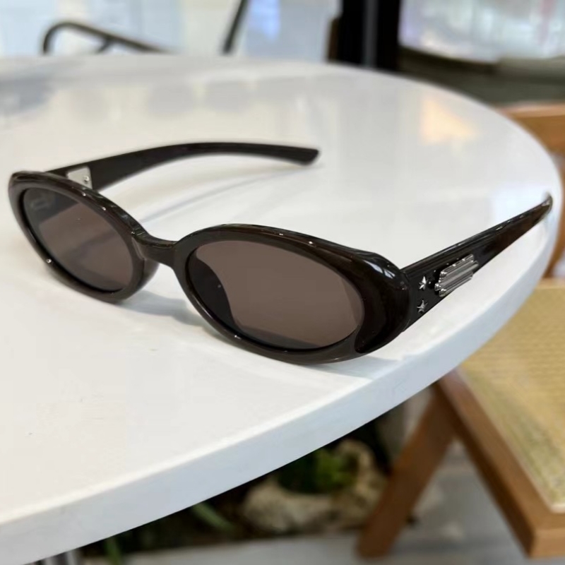 Trendy 2025 Oval Cat Eye Sunglasses for Women with Interchangeable Accessories, Stylish GM Sunglasses, Y2K Fashion Statement Trendy 2025 Oval Cat Eye Sunglasses for Women with Interchangeable Accessories, Stylish GM Sunglasses, Y2K Fashion Statement