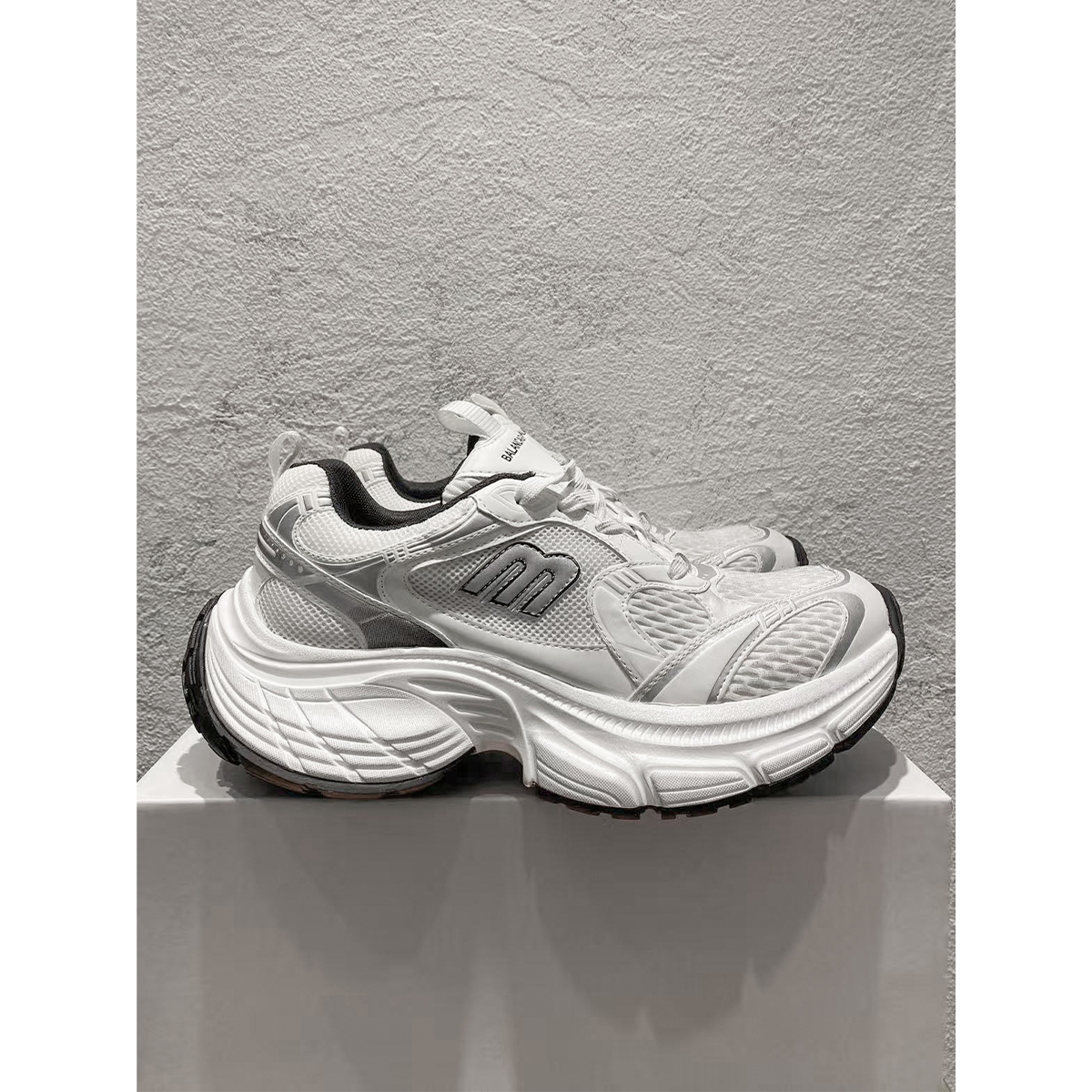 Trendy 2025 Summer Thick-Soled Breathable Mesh Dad Shoes for Men - Versatile Casual Sports Footwear