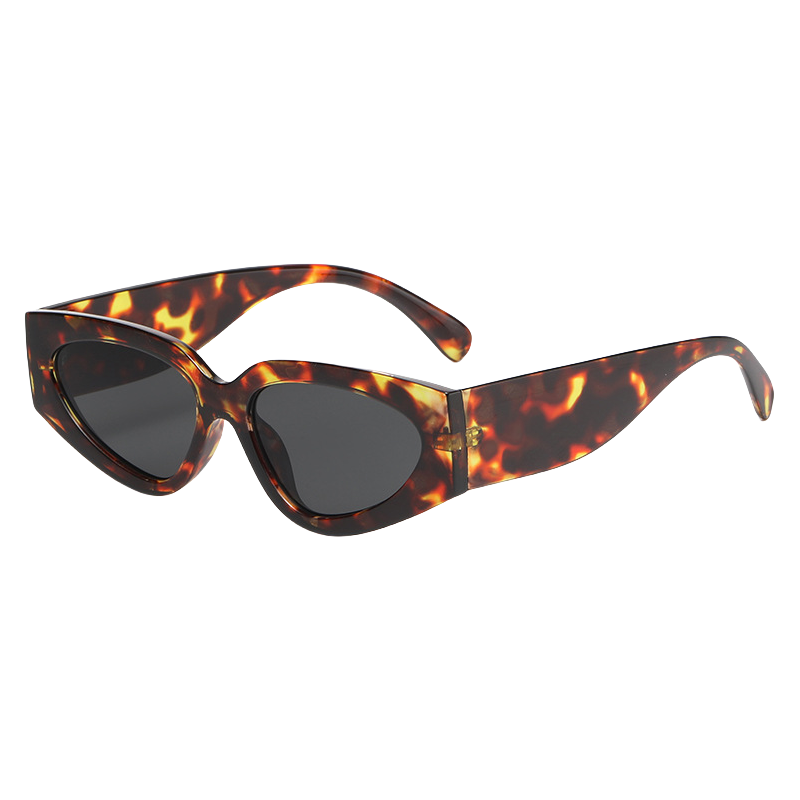 Trendy Black and White Color-Block Cat-Eye Sunglasses for Women - Retro European American Style, Fashionable Sun Protection Trendy Black and White Color-Block Cat-Eye Sunglasses for Women - Retro European American Style, Fashionable Sun Protection