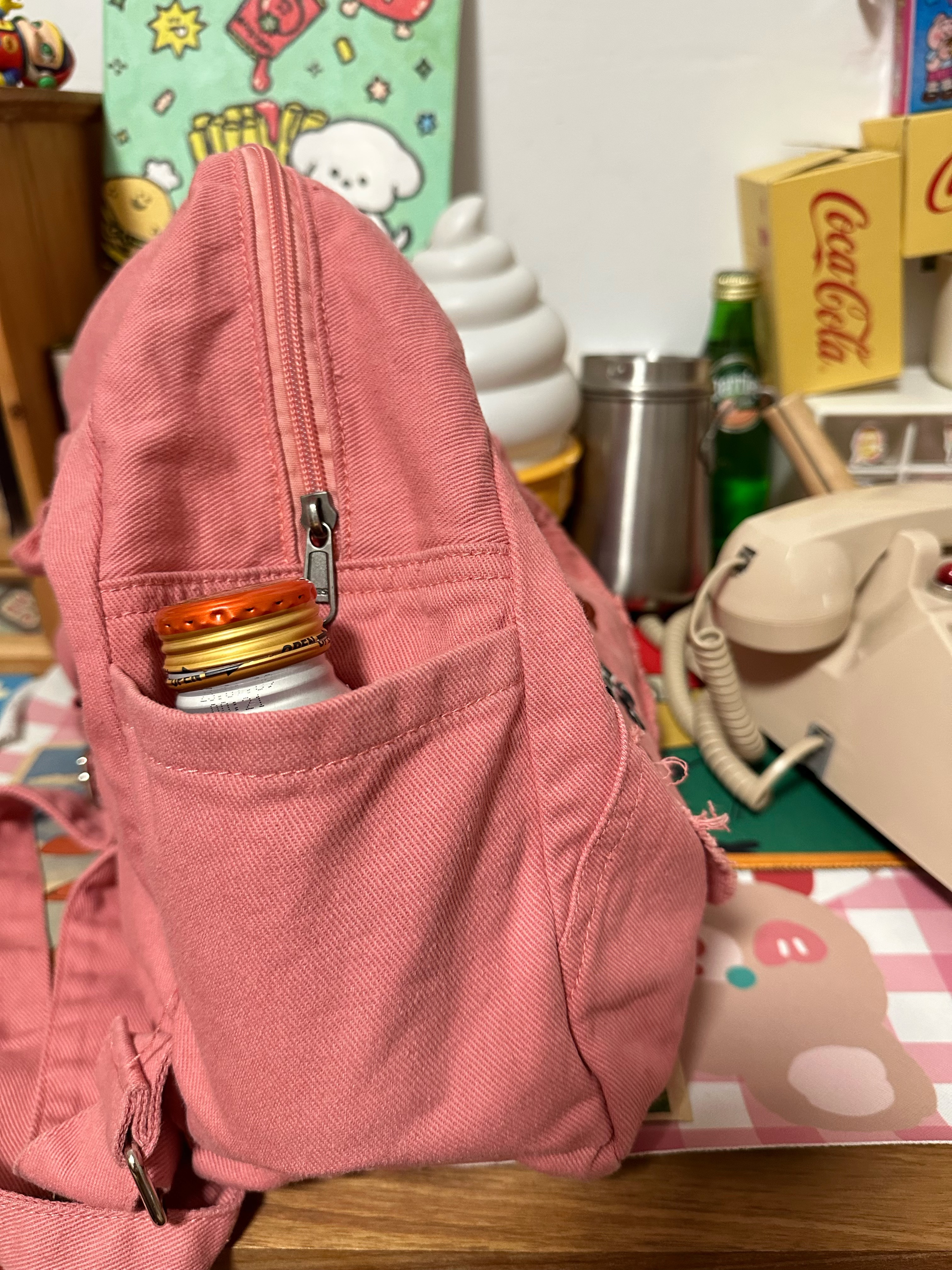 Trendy Cute Girls Double Shoulder Denim Backpack - Stylish Class Bag for Students - Sweet Cool Design