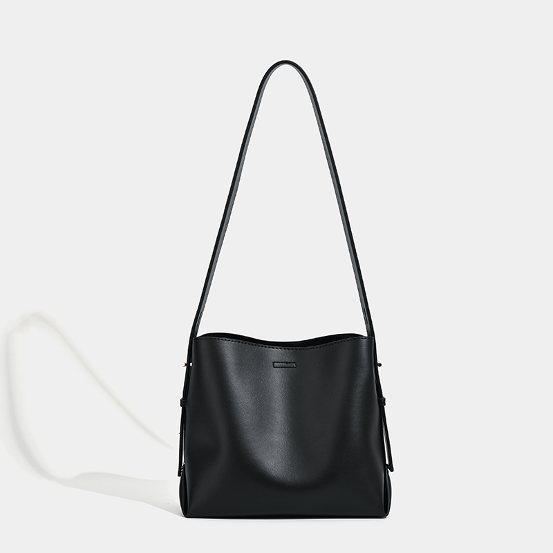 Trendy Large-Capacity Commuter Bucket Bag for Women - 2025 Minimalist Versatile Crossbody Tote