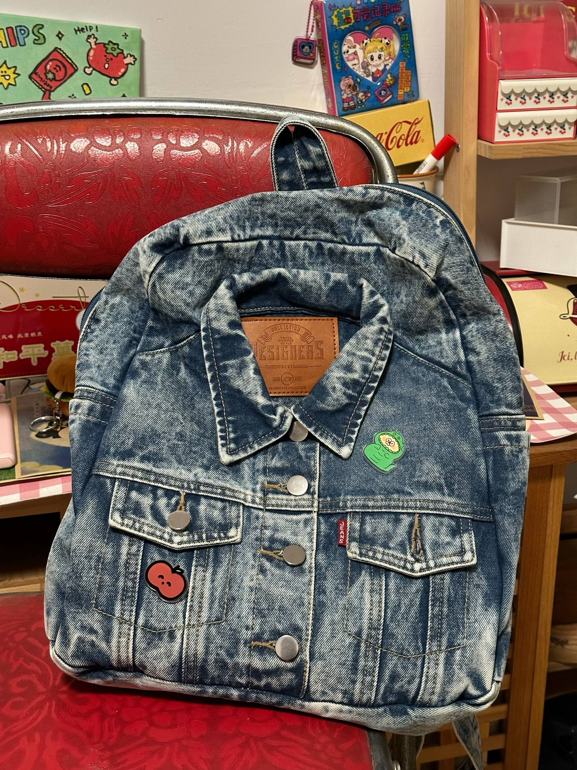 Trendy Large Capacity Denim Backpack for Students - Versatile Casual Design for Spring and Summer Trendy Large Capacity Denim Backpack for Students - Versatile Casual Design for Spring and Summer