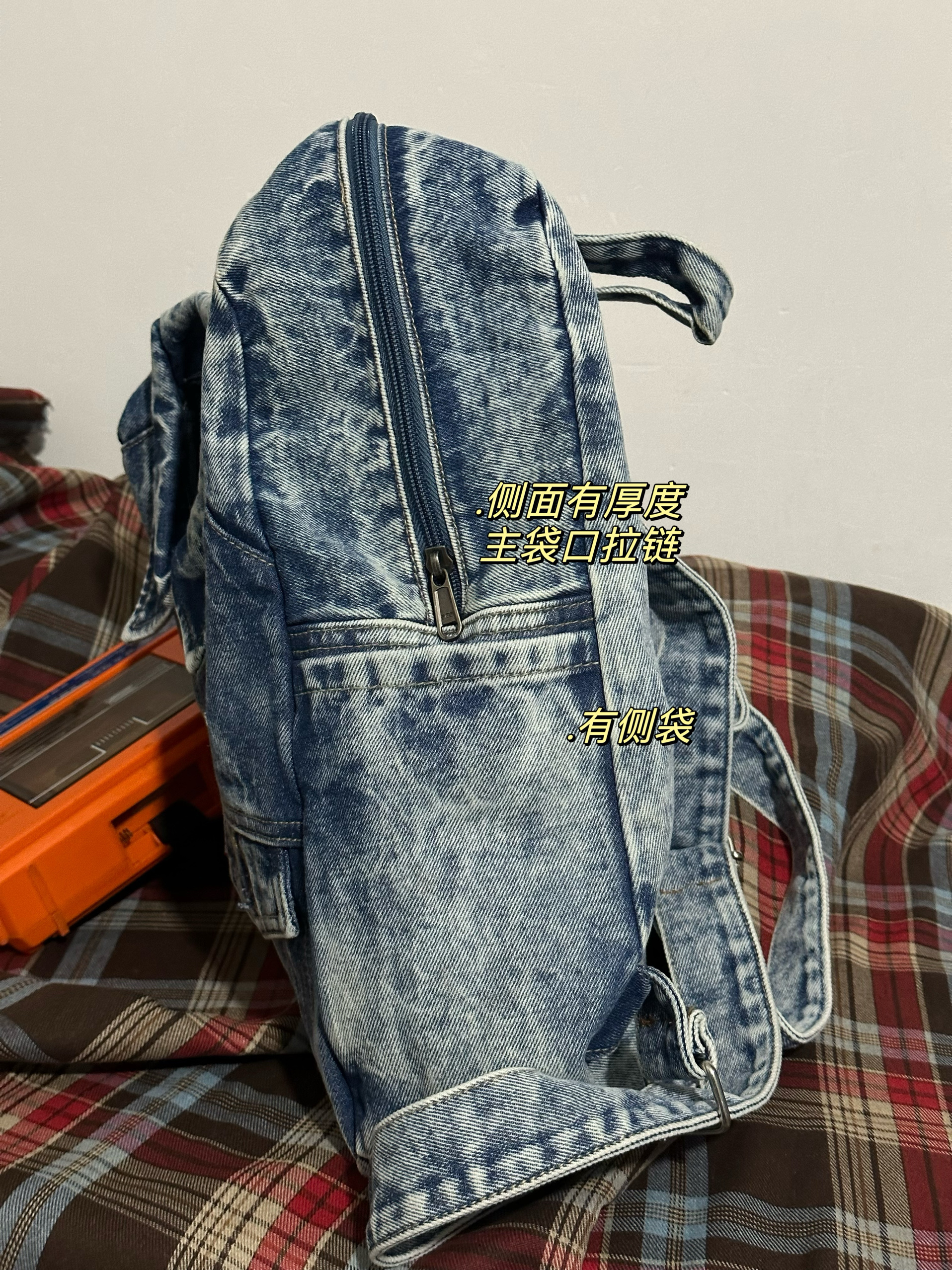 Trendy Large Capacity Denim Backpack for Students - Versatile Casual Design for Spring and Summer Trendy Large Capacity Denim Backpack for Students - Versatile Casual Design for Spring and Summer