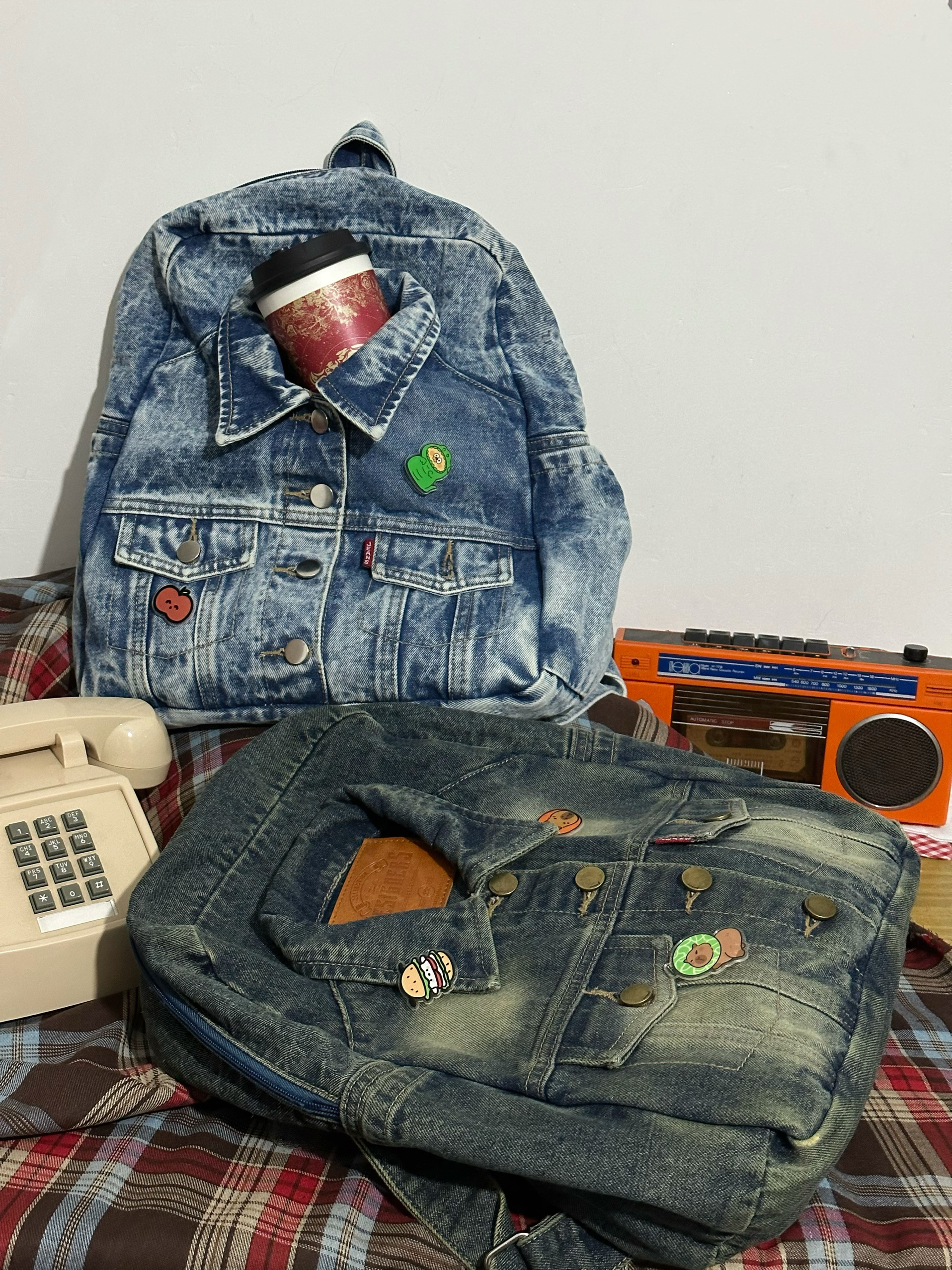 Trendy Large Capacity Denim Backpack for Students - Versatile Casual Design for Spring and Summer Trendy Large Capacity Denim Backpack for Students - Versatile Casual Design for Spring and Summer