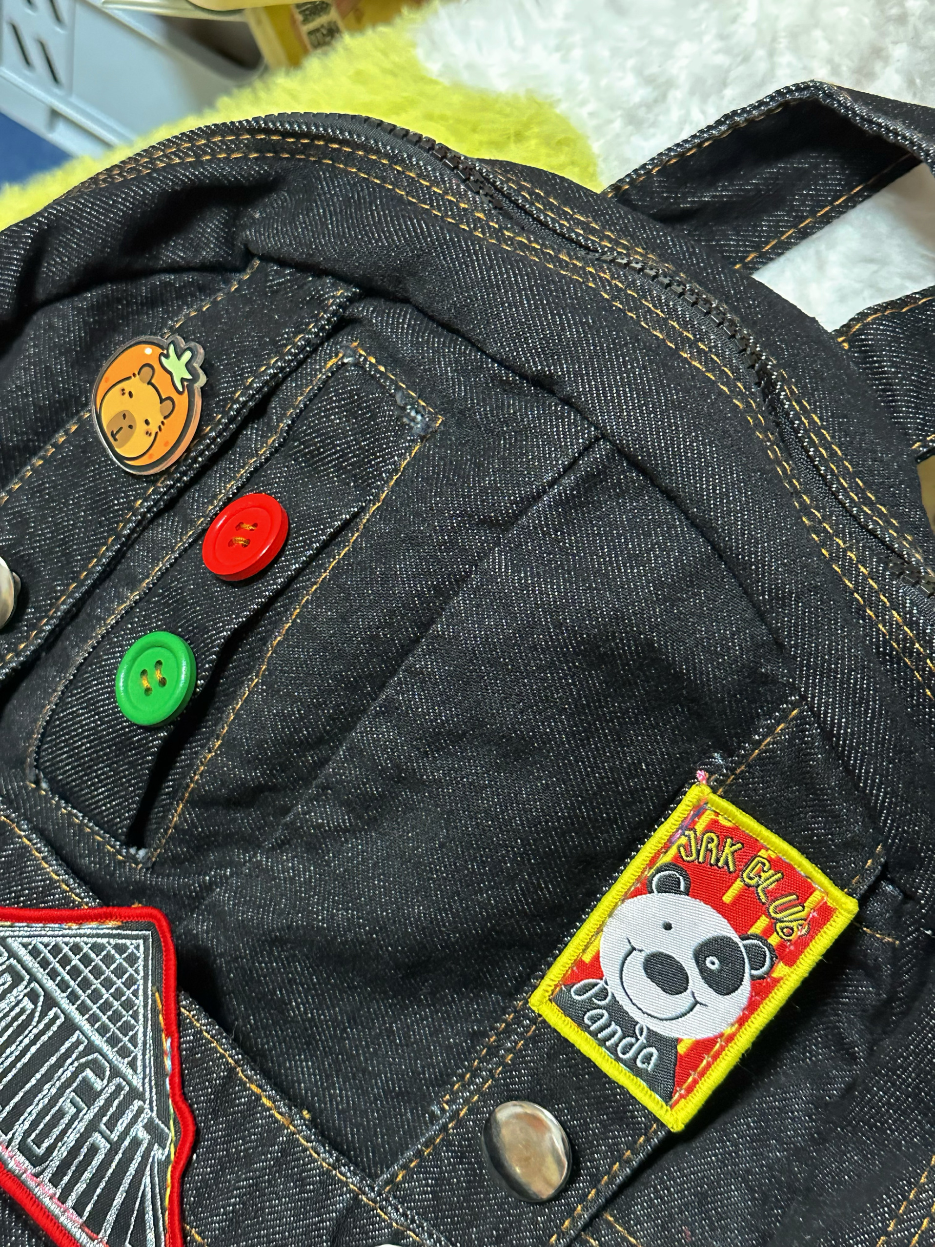 Trendy Large-Capacity Denim Backpack for Students, Versatile Fabric Bag, Stylish School Bag, Perfect for Daily Use Trendy Large-Capacity Denim Backpack for Students, Versatile Fabric Bag, Stylish School Bag, Perfect for Daily Use