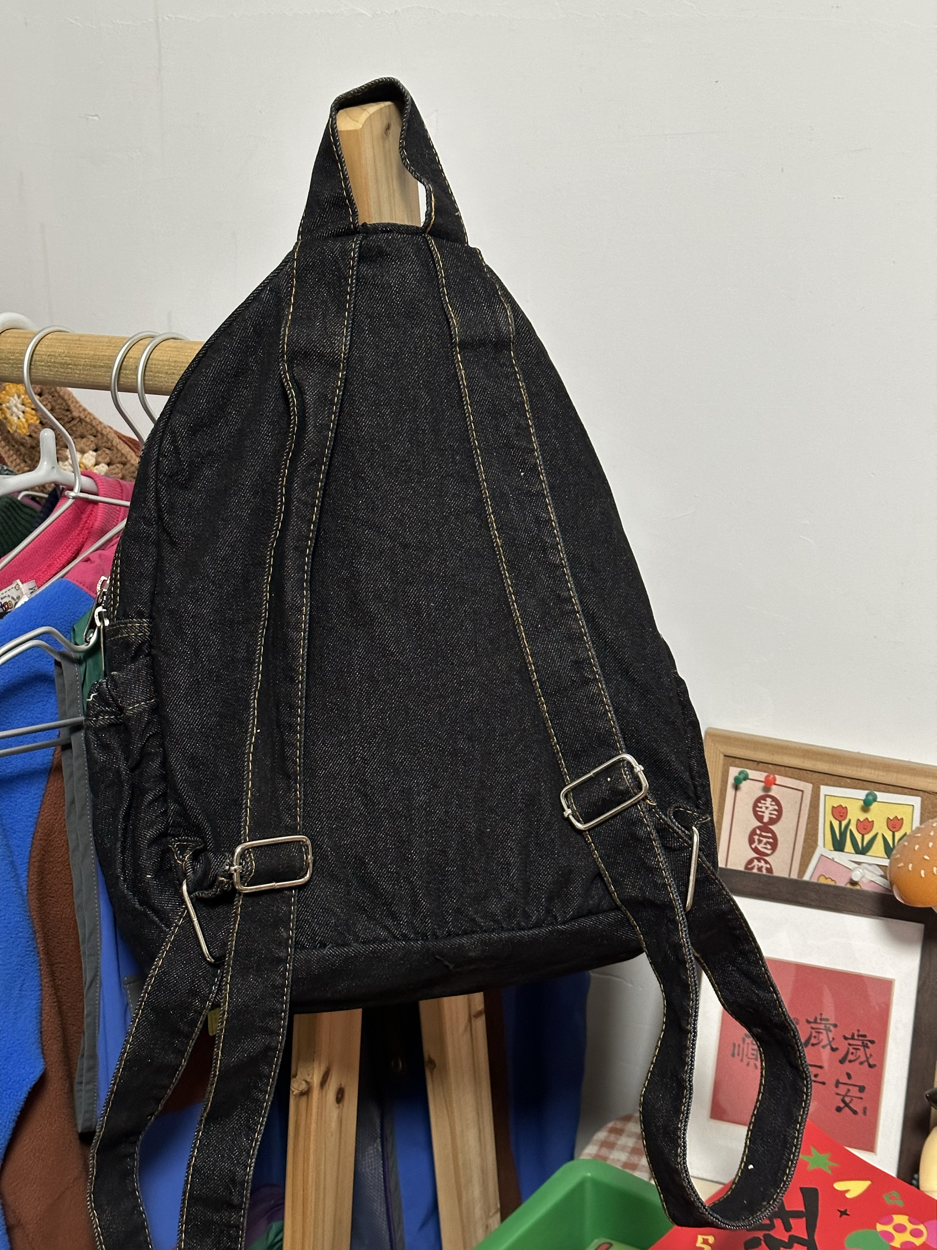 Trendy Large-Capacity Denim Backpack for Students, Versatile Fabric Bag, Stylish School Bag, Perfect for Daily Use Trendy Large-Capacity Denim Backpack for Students, Versatile Fabric Bag, Stylish School Bag, Perfect for Daily Use