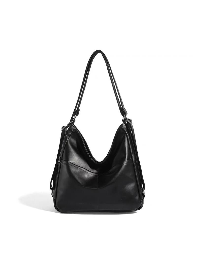 Trendy Minimalist Women's Bag 2025 - Large Capacity Soft Leather Shoulder & Backpack for Commuting, High-Quality Fashion Accessory Trendy Minimalist Women's Bag 2025 - Large Capacity Soft Leather Shoulder & Backpack for Commuting, High-Quality Fashion Accessory