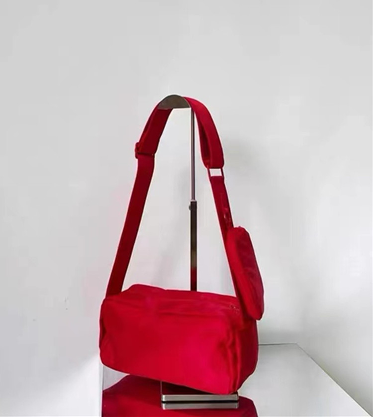 Trendy Waterproof Crossbody Pillow Bag for Girls - Casual Sports Style Shoulder Bag with Unique Personality Design