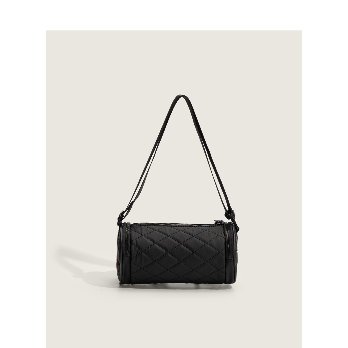 Trendy Women's Casual Crossbody Bag in Diamond-Shaped Cylindrical Design, High-Quality Oxford Cloth, Perfect for Sports Style and Everyday Use