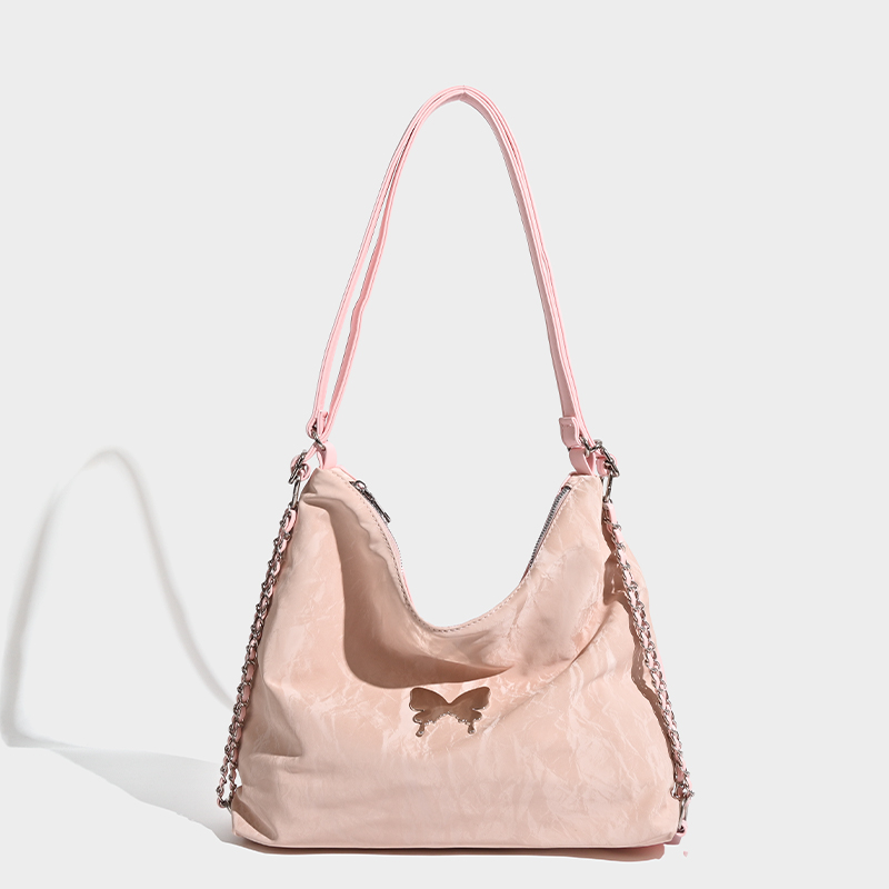 Trendy Women's Large-Capacity Backpack with Chain Shoulder Tote - 2025 Fashionable Multifunctional Style