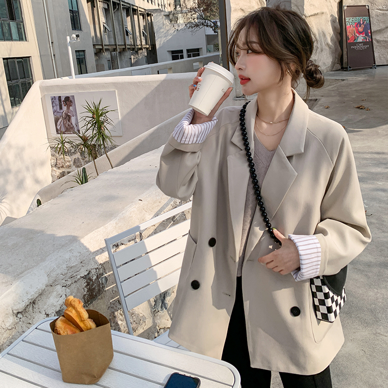 Trendy Women's Loose Blazer - High-End Casual Suit for Spring & Autumn 2025, Stylish Professional Outerwear