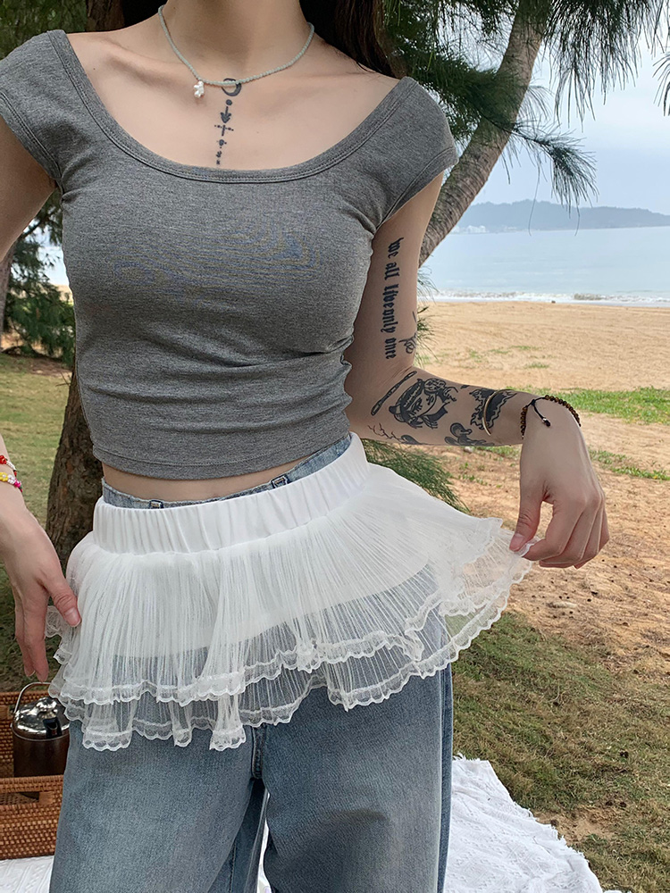 U-Neck Shoulder-Baring Back Tank Top with Chest Pads - Slim-Fit Women's Spicy Girl Inner Top in American Style, 2025 Fashion U-Neck Shoulder-Baring Back Tank Top with Chest Pads - Slim-Fit Women's Spicy Girl Inner Top in American Style, 2025 Fashion