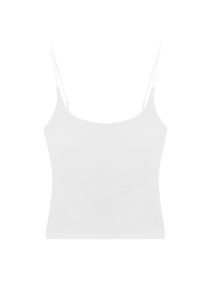 U-Neck Sleeveless Waist-Cinching Off-Shoulder Camisole for Women - Summer Korean Style Slim Fit Short Versatile Top U-Neck Sleeveless Waist-Cinching Off-Shoulder Camisole for Women - Summer Korean Style Slim Fit Short Versatile Top