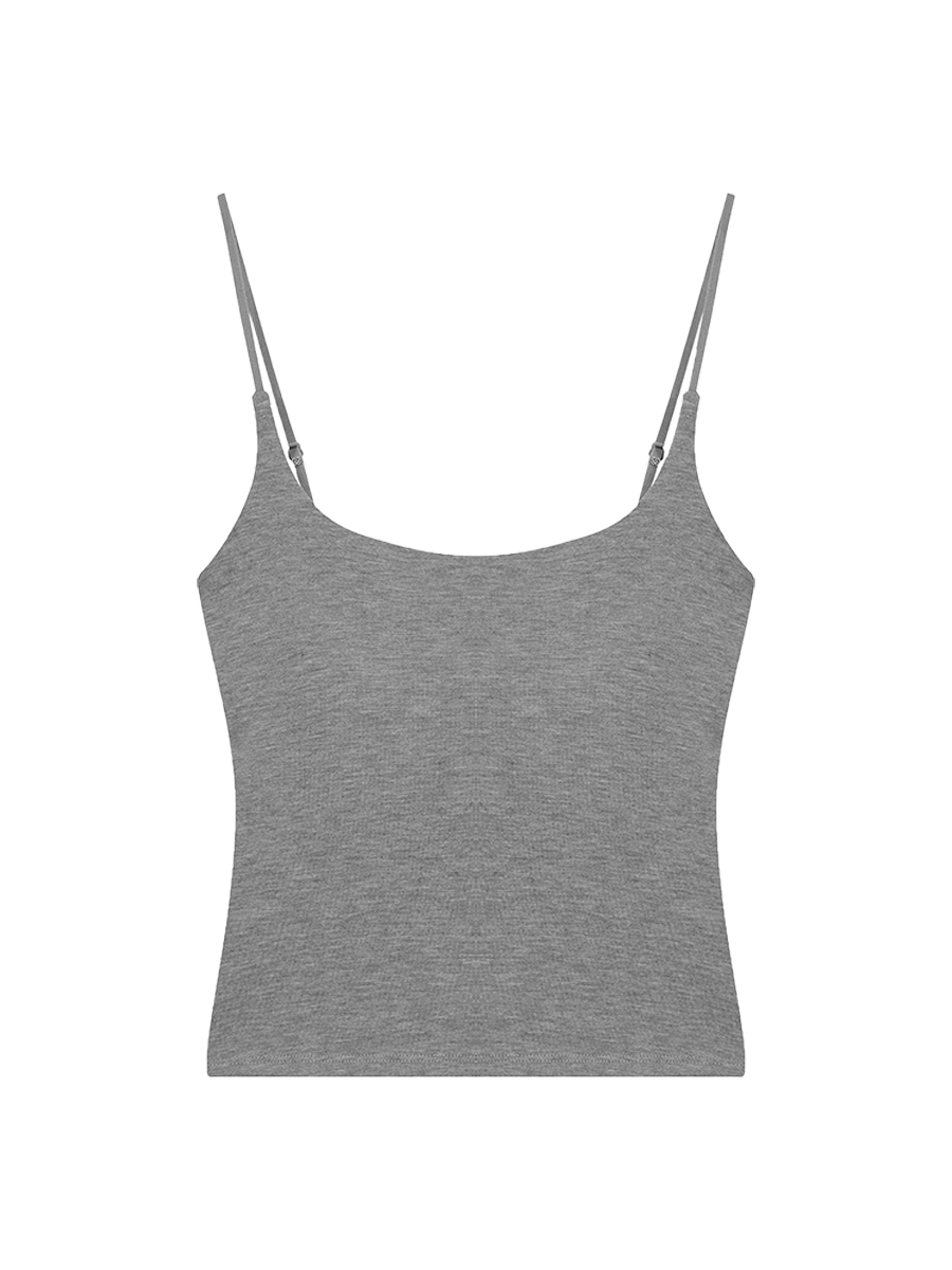 U-Neck Sleeveless Waist-Cinching Off-Shoulder Camisole for Women - Summer Korean Style Slim Fit Short Versatile Top U-Neck Sleeveless Waist-Cinching Off-Shoulder Camisole for Women - Summer Korean Style Slim Fit Short Versatile Top