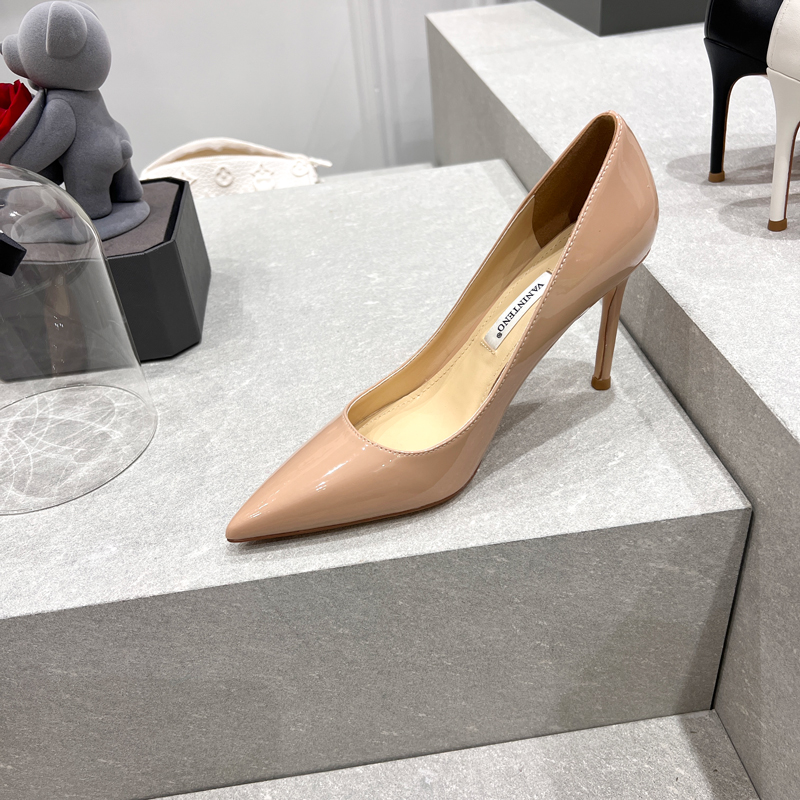 Ultra-High Heel Pointed Toe White Patent Leather Stiletto Slip-On Office Shoes for Women - Autumn Fashion Essential Ultra-High Heel Pointed Toe White Patent Leather Stiletto Slip-On Office Shoes for Women - Autumn Fashion Essential