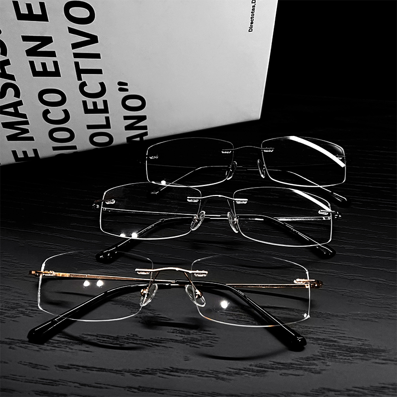 Ultra-Light Frameless Glasses for Unisex - Trendy Makeup-Free Magic Frame, 2025 Fashion Statement