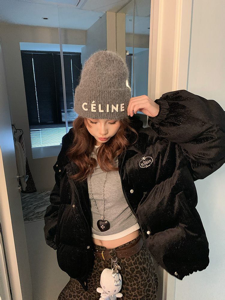 Unisex 2025 Winter Short Hooded Down Jacket - Loose Fit Cold-Resistant Warm Puffer Coat for Men and Women