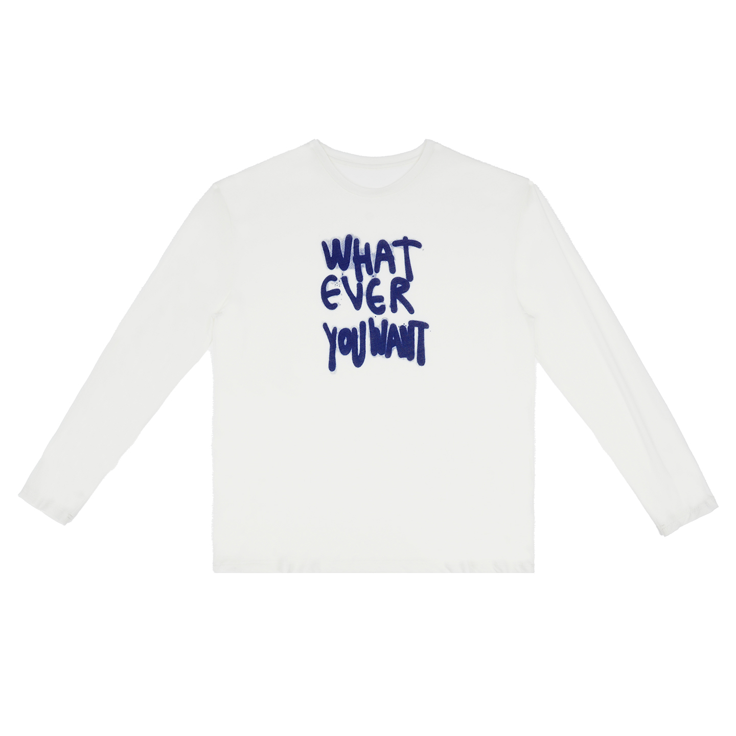 Unisex Graffiti Letter Print Long Sleeve T-Shirt - Dragon Dada Summer Lazy Style Versatile Loose Lightweight Top