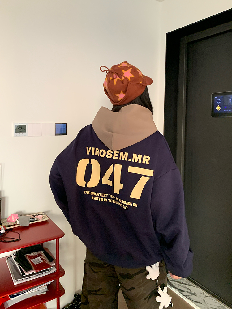 Unisex Loose Casual Hoodie, 2025 Spring American Vintage Digital Print Sweatshirt Jacket, Trendy Streetwear Fashion