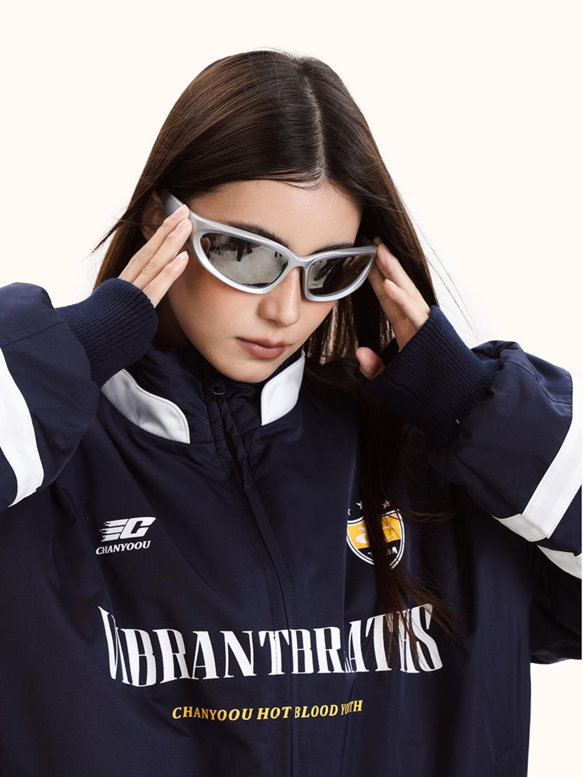 Unisex Retro Blockette Casual Cotton Jersey Jacket - Loose Fit American Sports Style Coat for Trendy Everyday Wear Unisex Retro Blockette Casual Cotton Jersey Jacket - Loose Fit American Sports Style Coat for Trendy Everyday Wear