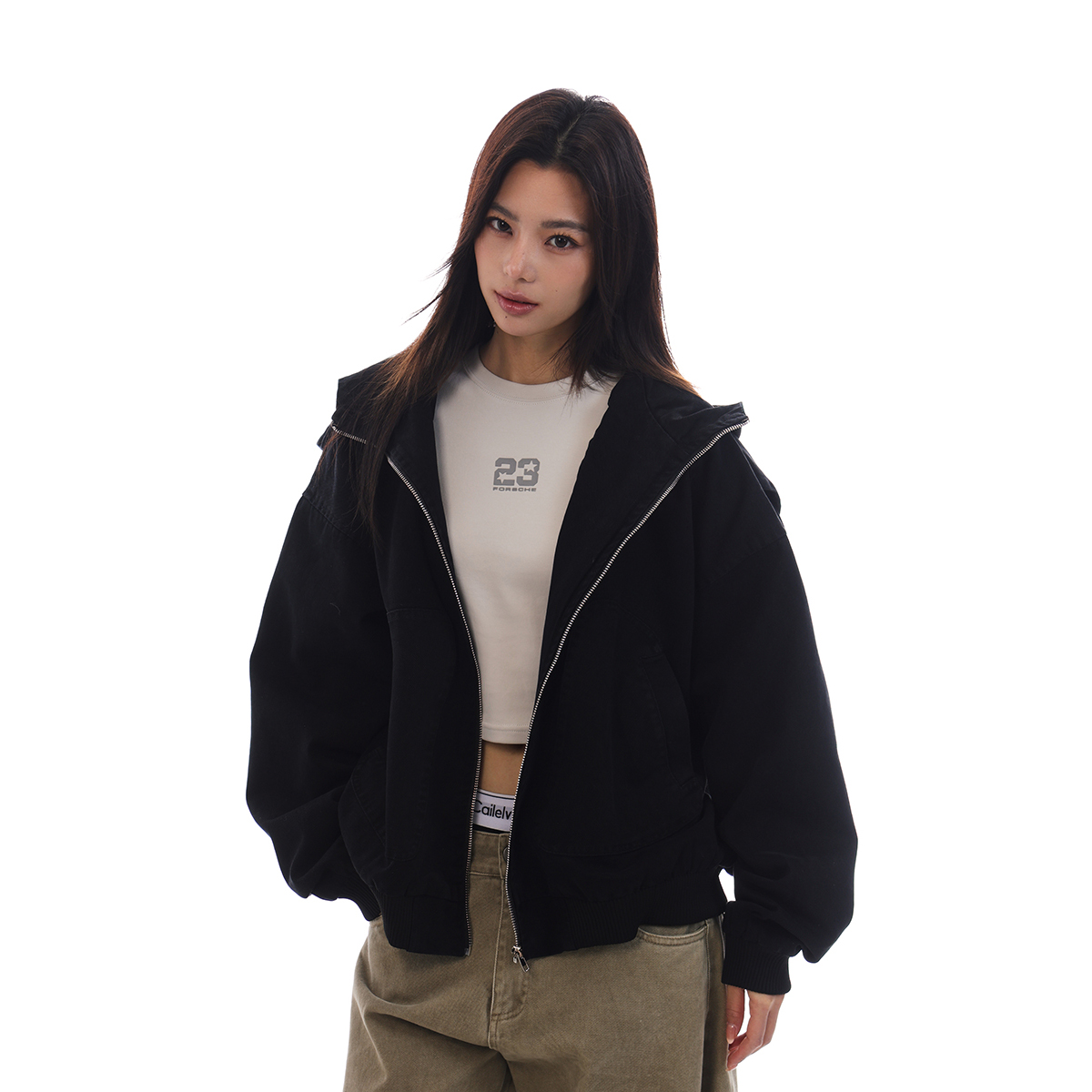 Unisex Retro Clean Fit Jacket - Versatile Casual Outerwear for American High Street Style Unisex Retro Clean Fit Jacket - Versatile Casual Outerwear for American High Street Style