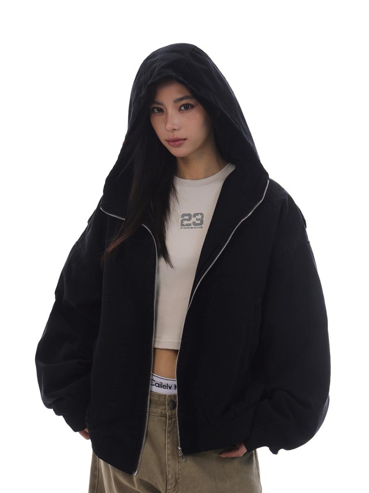 Unisex Retro Clean Fit Jacket - Versatile Casual Outerwear for American High Street Style Unisex Retro Clean Fit Jacket - Versatile Casual Outerwear for American High Street Style