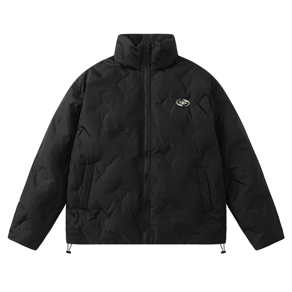 Unisex Thickened White Duck Down Winter Coat with Stand Collar - Loose Fit American Style for 90s Inspired Fashion Unisex Thickened White Duck Down Winter Coat with Stand Collar - Loose Fit American Style for 90s Inspired Fashion