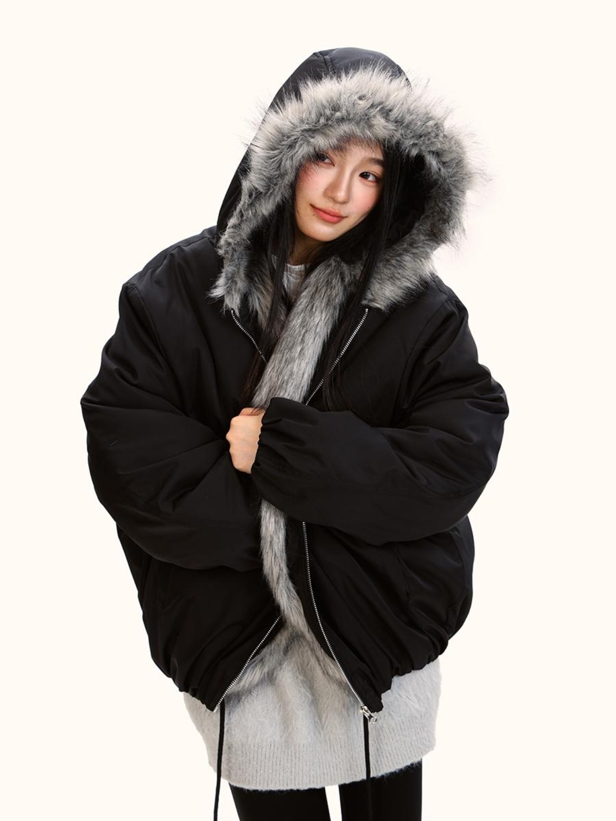 Unisex Winter Cotton Jacket - Trendy American Style, Warm and Comfortable Coat for Men and Women