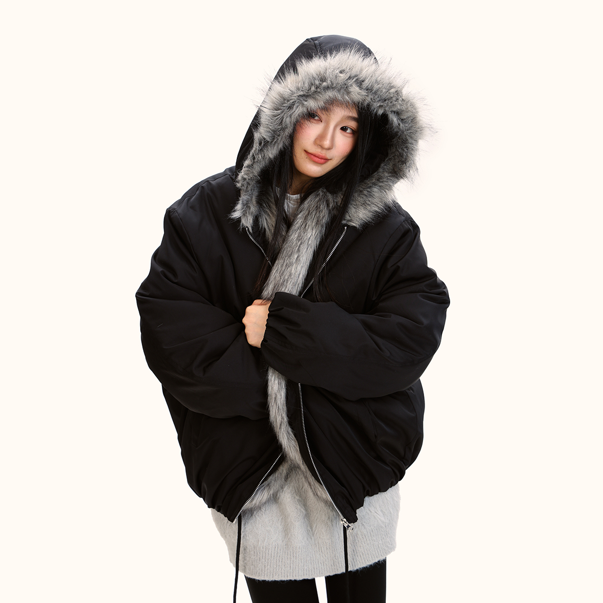 Unisex Winter Cotton Jacket - Trendy American Style, Warm and Comfortable Coat for Men and Women