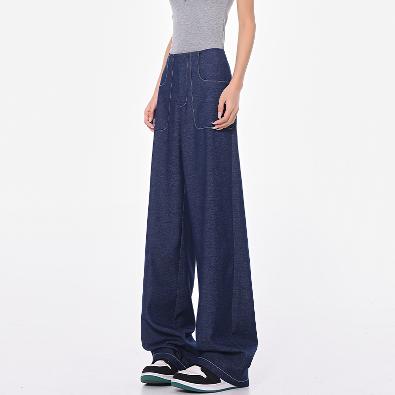 Versatile Coffee Color Draped Wide-Leg Suit Pants for Women - High Waist Loose Slimming Casual Fashion Trousers, Spring Style Versatile Coffee Color Draped Wide-Leg Suit Pants for Women - High Waist Loose Slimming Casual Fashion Trousers, Spring Style