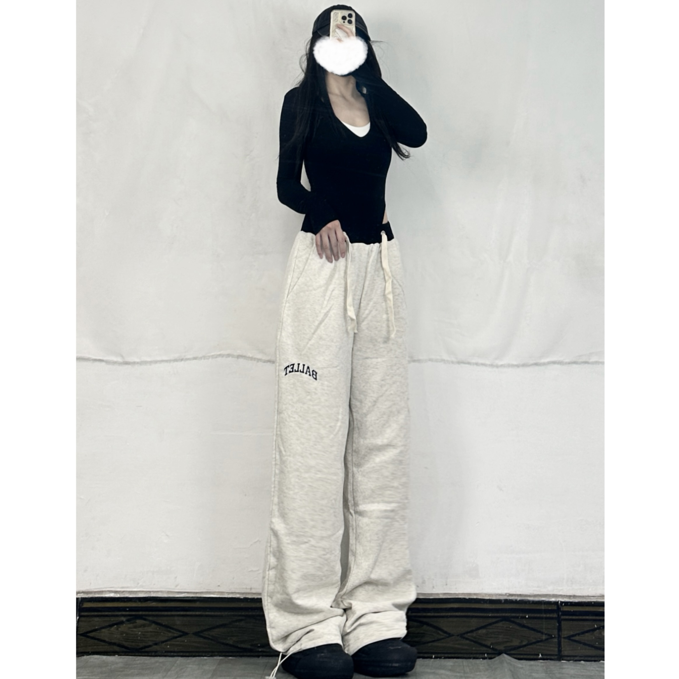 Versatile Jazz Dance Outfit for Women - Hip Hop Loose Cuffed Sweatpants and Dance Practice Clothes for Comfort and Style