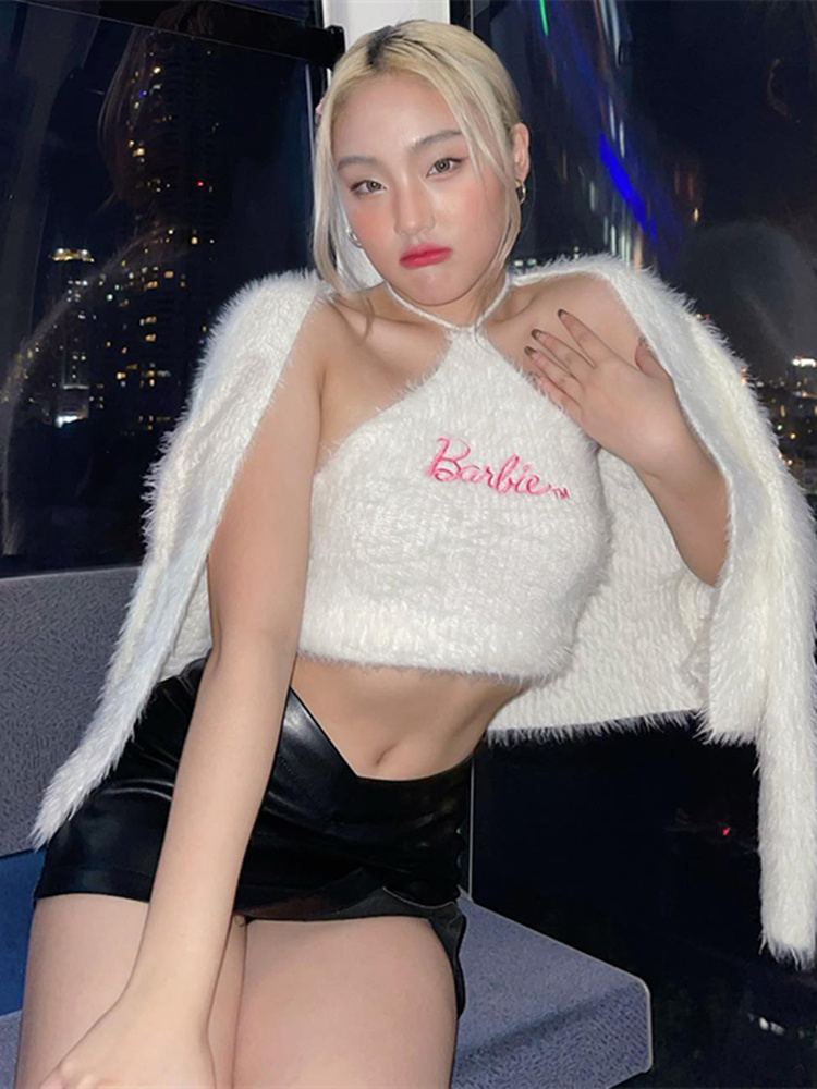 Versatile Knitted Mohair Cardigan Coat for Women - Long Sleeve Outerwear in Lazy Autumn Winter Style Versatile Knitted Mohair Cardigan Coat for Women - Long Sleeve Outerwear in Lazy Autumn Winter Style